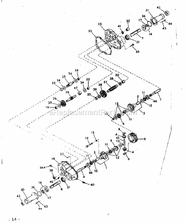 Page J Diagram and Parts List for 91725500  Craftsman Lawn Tractor