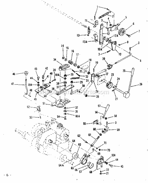 Page D Diagram and Parts List for 91725500  Craftsman Lawn Tractor