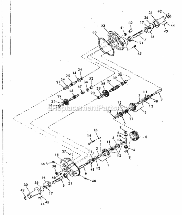 Page I Diagram and Parts List for 91725501  Craftsman Lawn Tractor