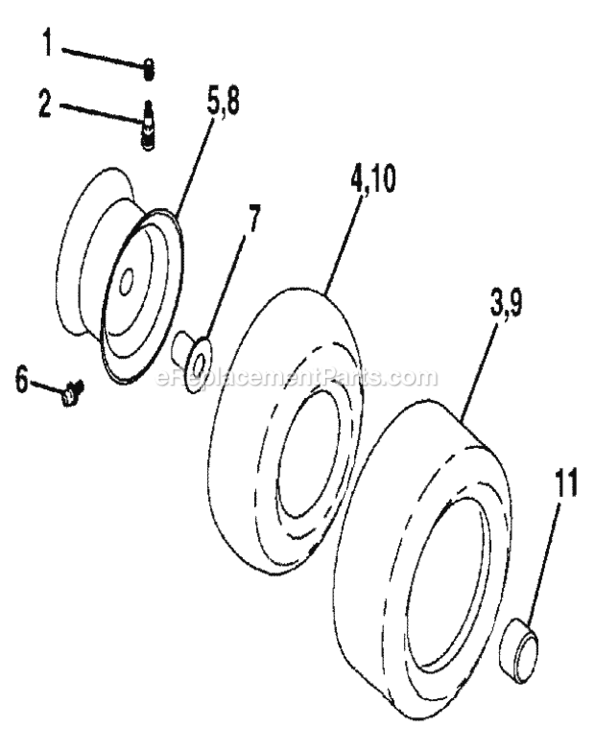 Page G Diagram and Parts List for 917255160  Craftsman Lawn Tractor