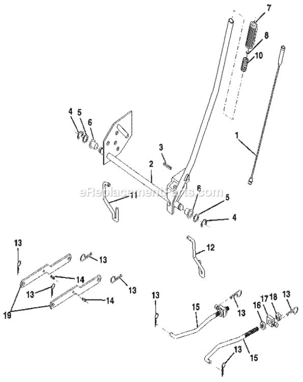 Page I Diagram and Parts List for 917255160  Craftsman Lawn Tractor