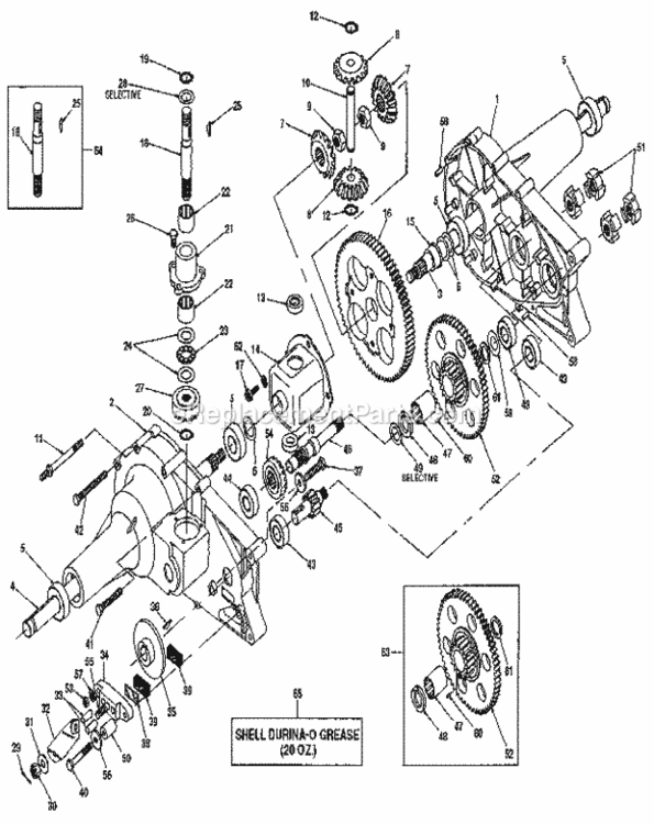 Page J Diagram and Parts List for 917255251  Craftsman Lawn Tractor