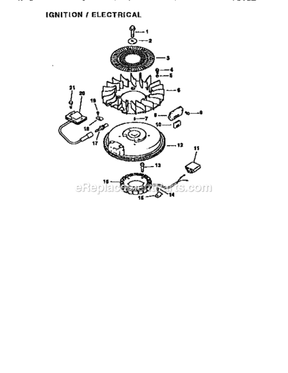 Page S Diagram and Parts List for 917255251  Craftsman Lawn Tractor
