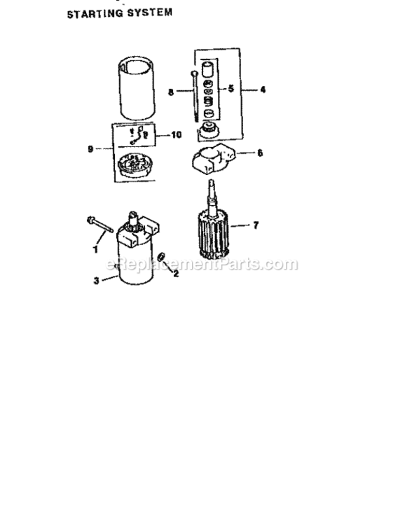 Page U Diagram and Parts List for 917255251  Craftsman Lawn Tractor