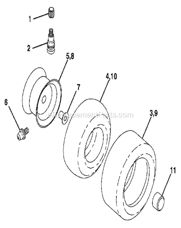 Page G Diagram and Parts List for 917255420  Craftsman Lawn Tractor
