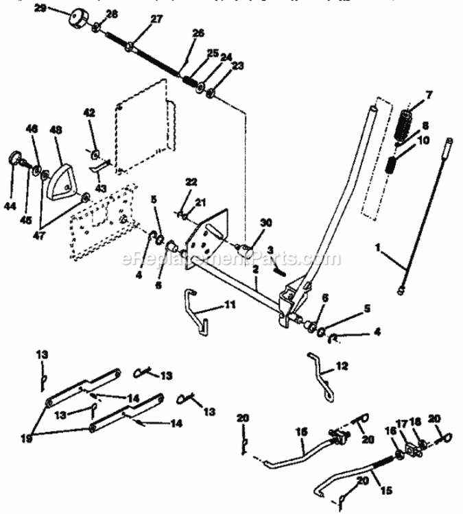 Page I Diagram and Parts List for 917255451  Craftsman Lawn Tractor