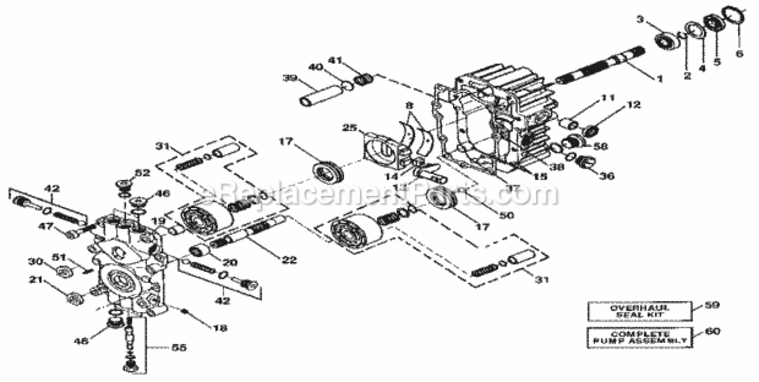 Page K Diagram and Parts List for 917255460  Craftsman Lawn Tractor