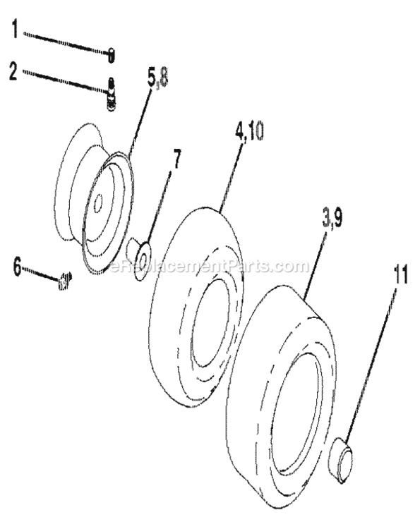 Page G Diagram and Parts List for 917255522  Craftsman Lawn Tractor