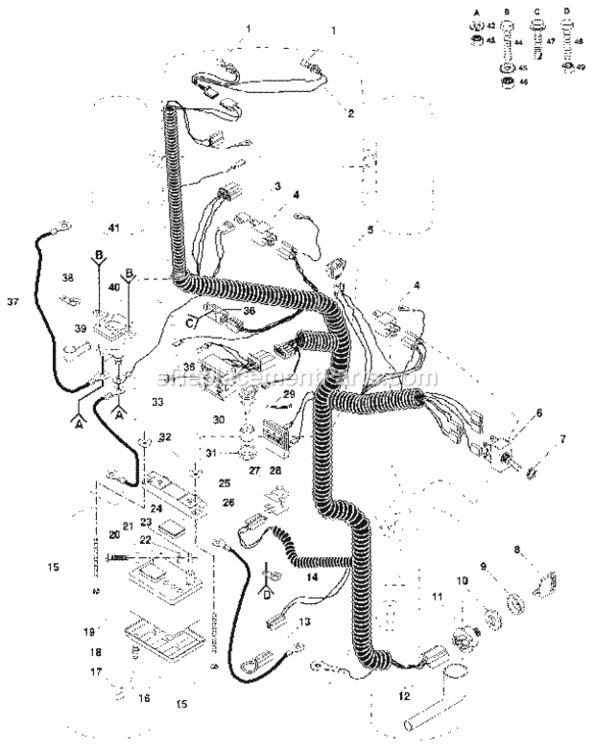 Page A Diagram and Parts List for 917255550  Craftsman Lawn Tractor