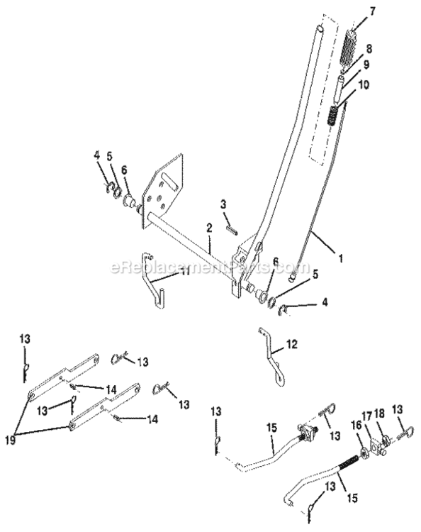 Page G Diagram and Parts List for 917255574  Craftsman Lawn Tractor