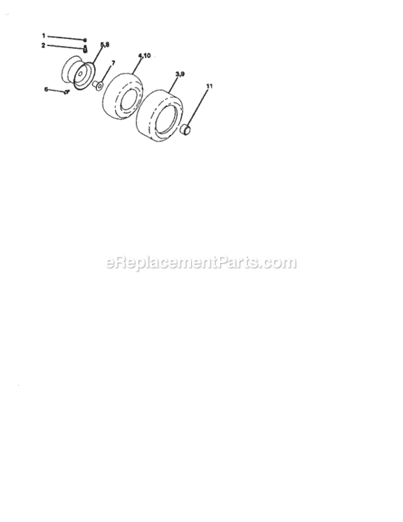 Page G Diagram and Parts List for 917255690  Craftsman Lawn Tractor