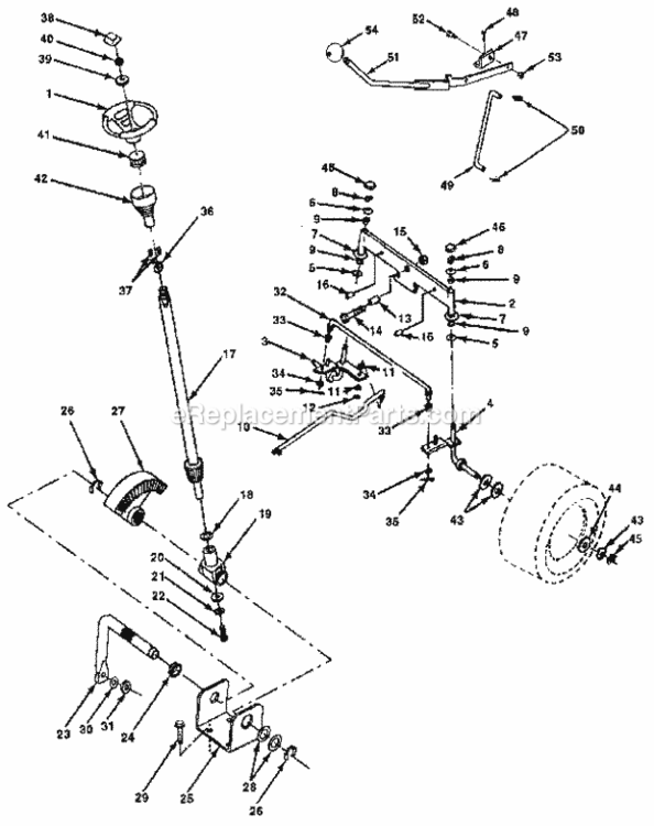 Page D Diagram and Parts List for 917255691  Craftsman Lawn Tractor