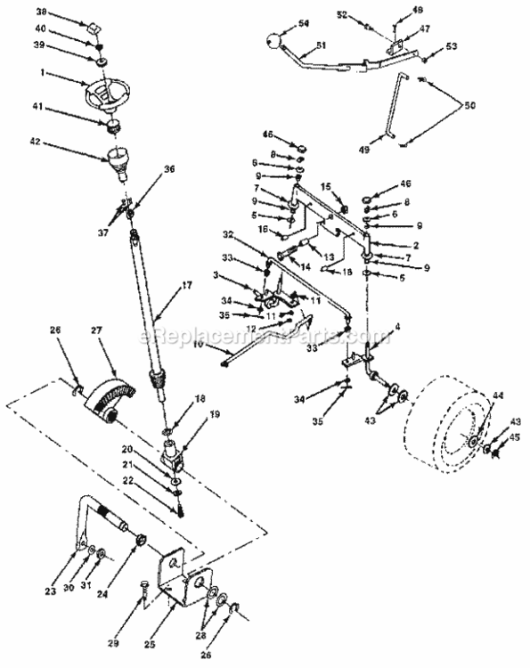 Page D Diagram and Parts List for 917255692  Craftsman Lawn Tractor