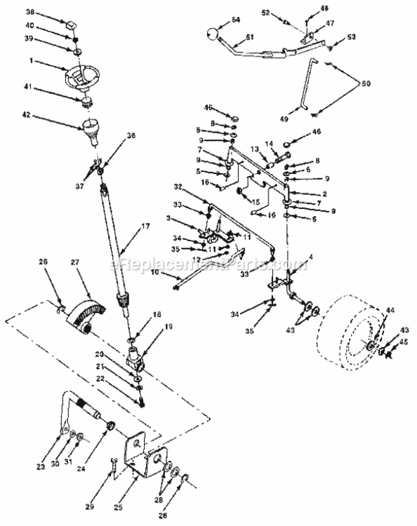 Page D Diagram and Parts List for 917255693  Craftsman Lawn Tractor