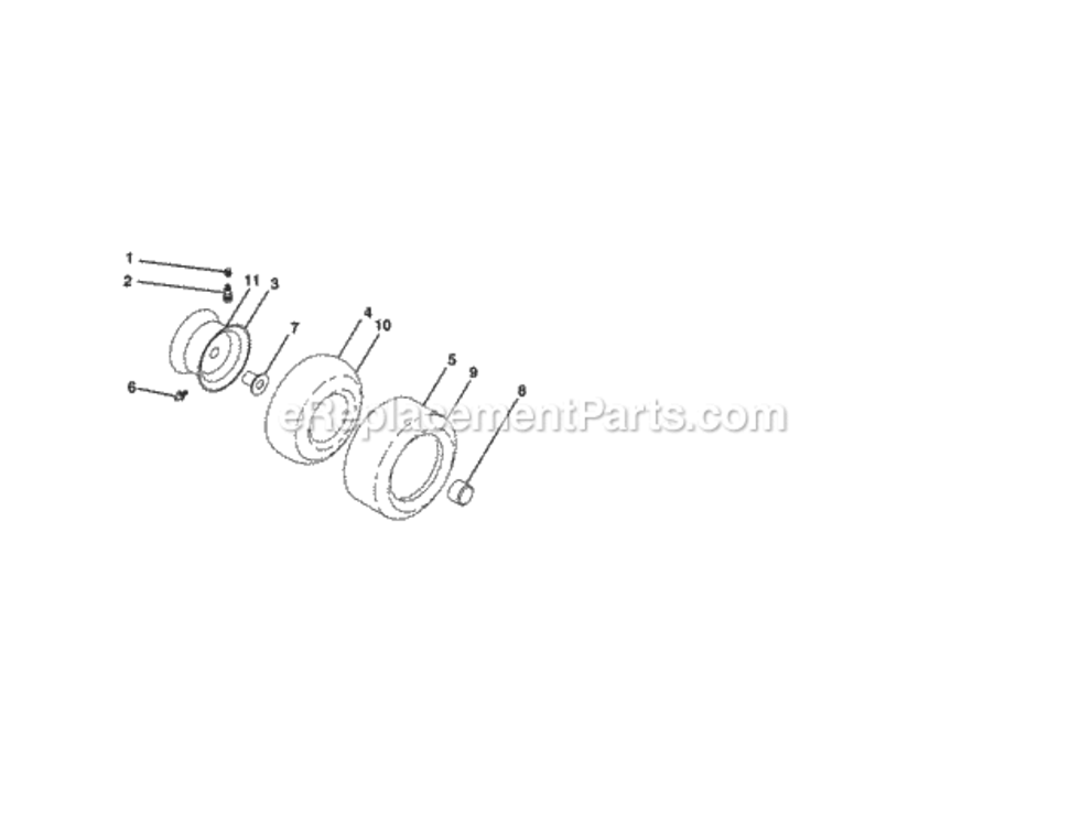 Page J Diagram and Parts List for 917255743  Craftsman Lawn Tractor
