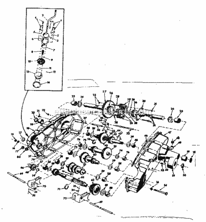 Page D Diagram and Parts List for 91725580  Craftsman Lawn Tractor