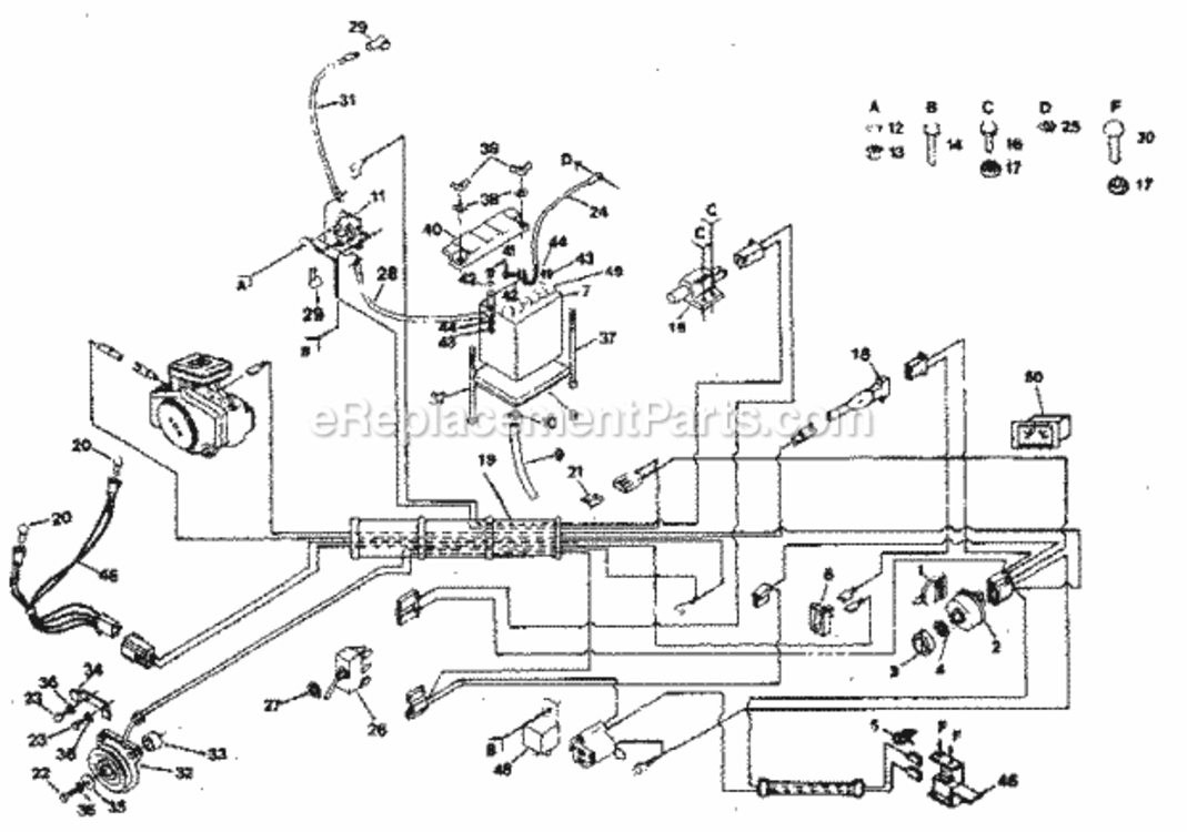 Page A Diagram and Parts List for 917255914  Craftsman Lawn Tractor