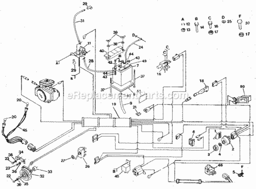 Page A Diagram and Parts List for 917255916  Craftsman Lawn Tractor
