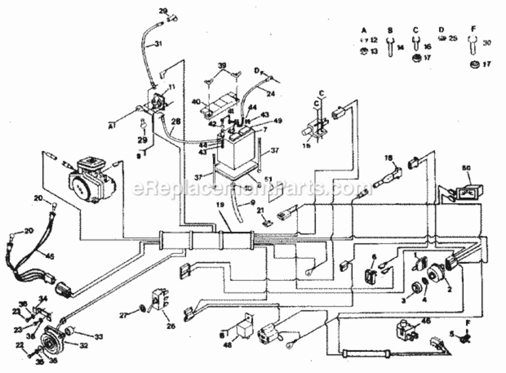 Page A Diagram and Parts List for 917255918  Craftsman Lawn Tractor