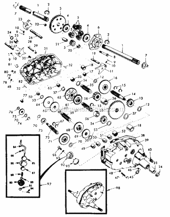 Page G Diagram and Parts List for 917255918  Craftsman Lawn Tractor