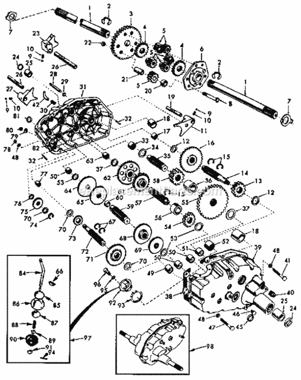 Page G Diagram and Parts List for 917255933  Craftsman Lawn Tractor