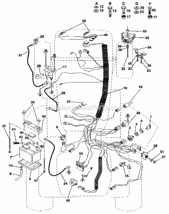 Page A Diagram and Parts List for 917255935  Craftsman Lawn Tractor