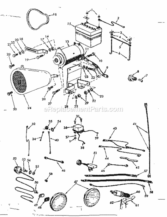 Page D Diagram and Parts List for 91725620  Craftsman Lawn Tractor