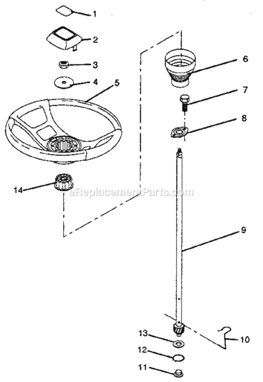 Page G Diagram and Parts List for 917256240  Craftsman Lawn Tractor