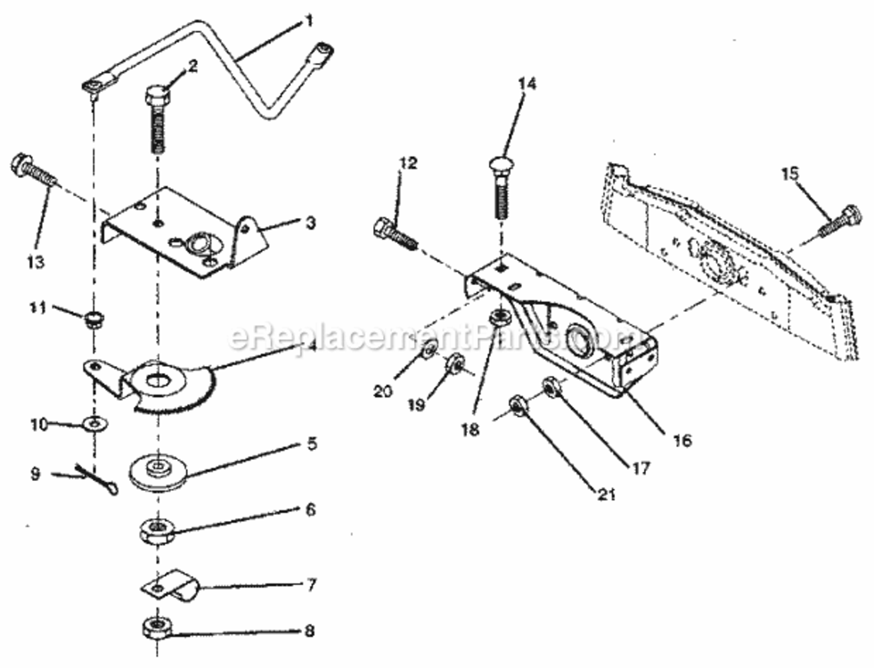 Page H Diagram and Parts List for 917256240  Craftsman Lawn Tractor