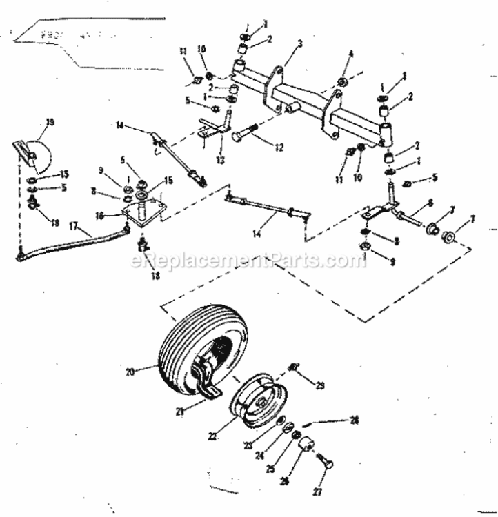 Page D Diagram and Parts List for 91725630  Craftsman Lawn Tractor