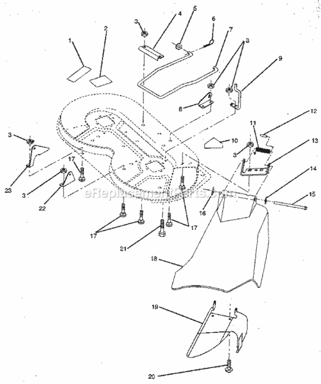 Page N Diagram and Parts List for 917256320  Craftsman Lawn Tractor
