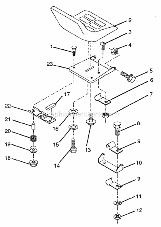 Page D Diagram and Parts List for 917256320  Craftsman Lawn Tractor