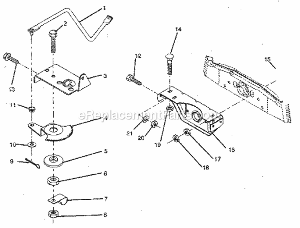 Page G Diagram and Parts List for 917256320  Craftsman Lawn Tractor