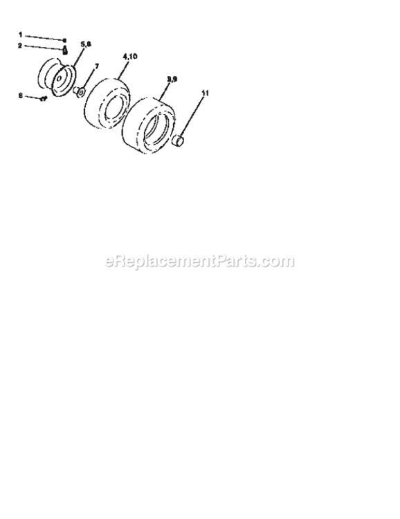 Page G Diagram and Parts List for 917256360  Craftsman Lawn Tractor