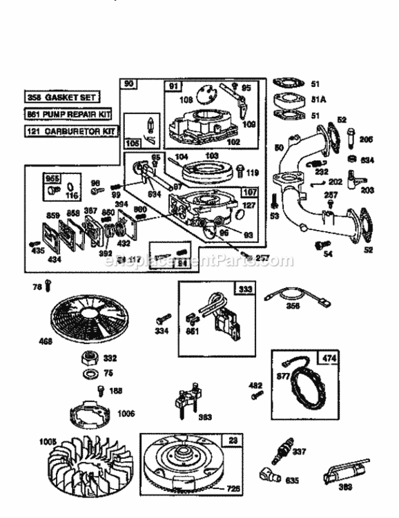 Page L Diagram and Parts List for 917256370  Craftsman Lawn Tractor