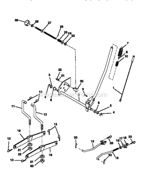 Page I Diagram and Parts List for 917256420  Craftsman Lawn Tractor