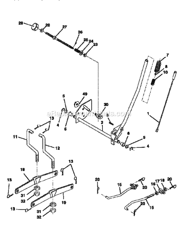 Page I Diagram and Parts List for 917256421  Craftsman Lawn Tractor