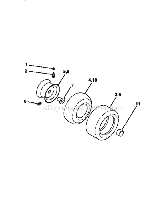 Page G Diagram and Parts List for 917256450  Craftsman Lawn Tractor