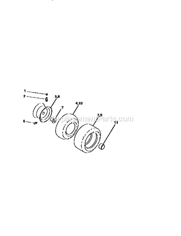 Page G Diagram and Parts List for 917256523  Craftsman Lawn Tractor
