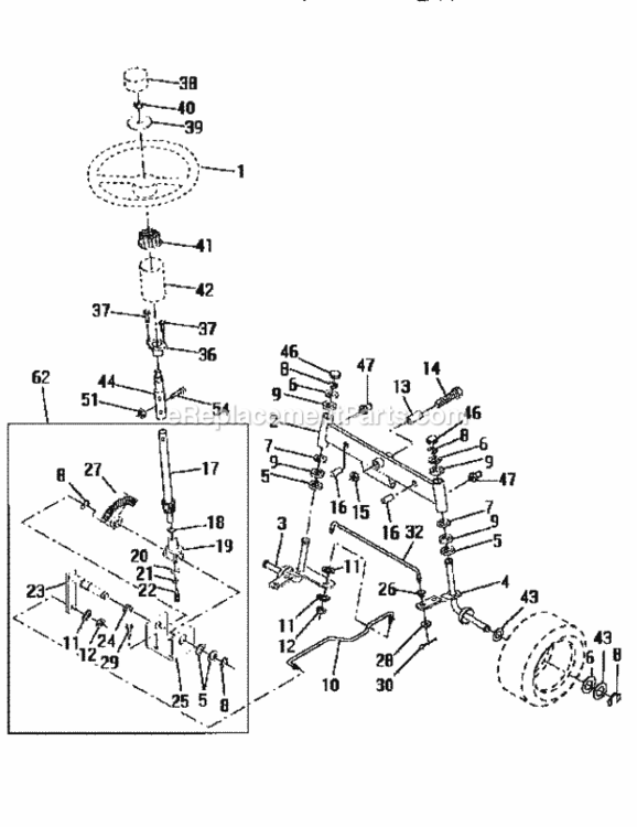 Page D Diagram and Parts List for 917256530  Craftsman Lawn Tractor