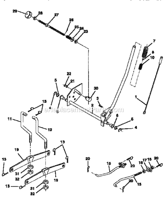 Page I Diagram and Parts List for 917256530  Craftsman Lawn Tractor