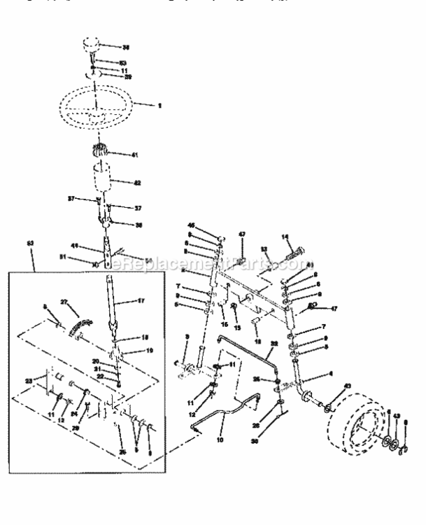 Page D Diagram and Parts List for 917256531  Craftsman Lawn Tractor