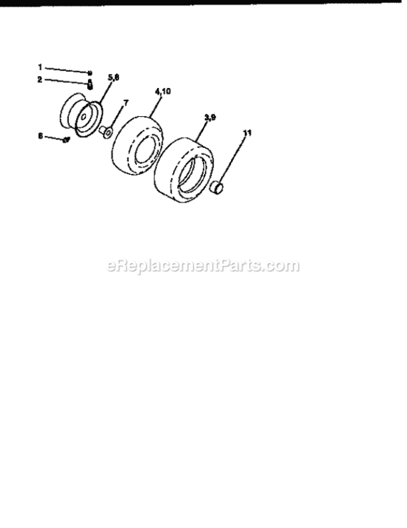 Page G Diagram and Parts List for 917256531  Craftsman Lawn Tractor
