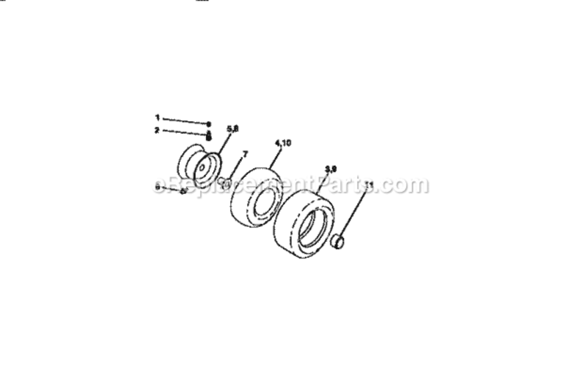 Page G Diagram and Parts List for 917256540  Craftsman Lawn Tractor