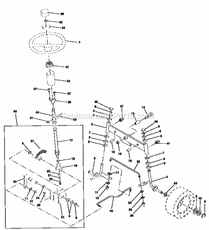 Page D Diagram and Parts List for 917256550  Craftsman Lawn Tractor