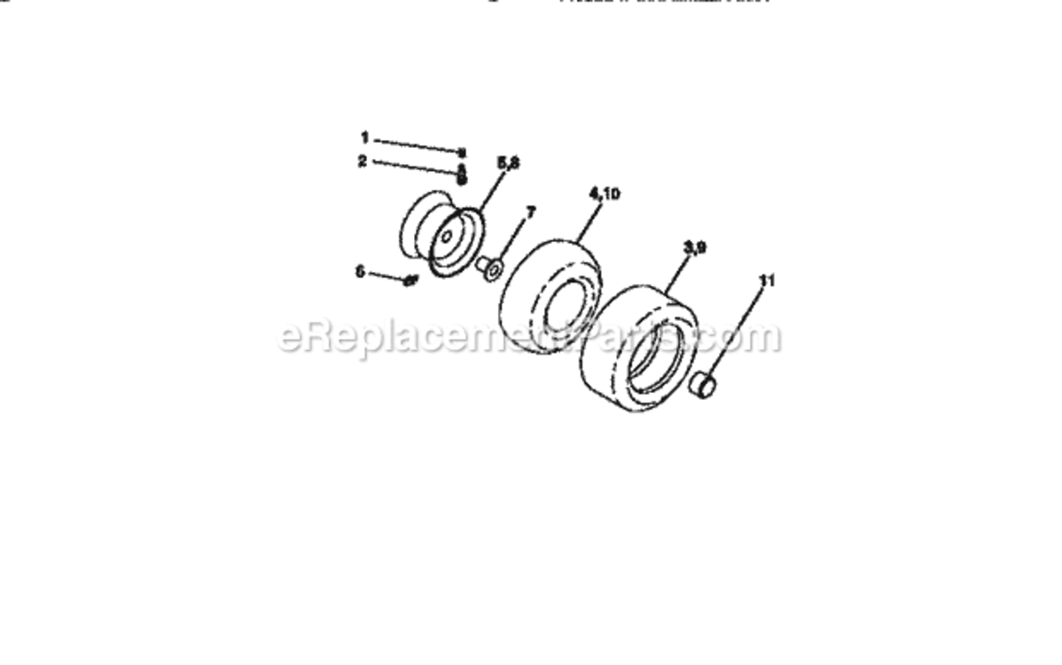 Page G Diagram and Parts List for 917256550  Craftsman Lawn Tractor