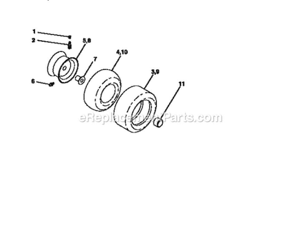 Page G Diagram and Parts List for 917256560  Craftsman Lawn Tractor