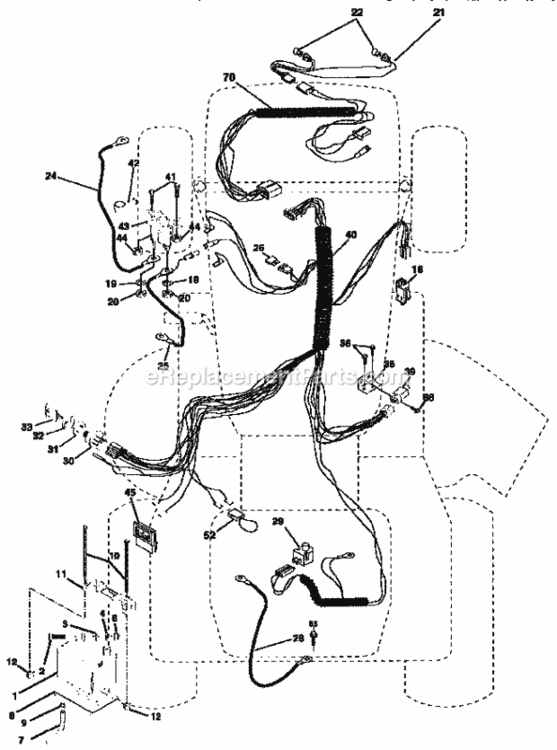 Page A Diagram and Parts List for 917256562  Craftsman Lawn Tractor