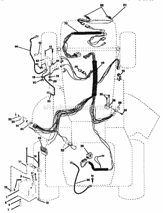Page A Diagram and Parts List for 917256563  Craftsman Lawn Tractor