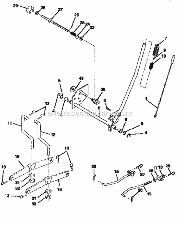 Page I Diagram and Parts List for 917256563  Craftsman Lawn Tractor